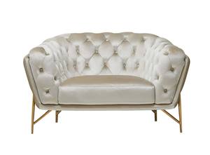 Divani Casa Stella - Transitional Beige Velvet Chair by VIG Furniture