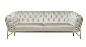 Divani Casa Stella - Transitional Beige Velvet Sofa by VIG Furniture