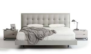 Modrest Hera Modern Grey Leatherette Bed by VIG Furniture