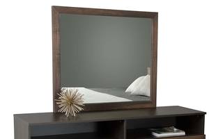 Modrest Wharton Modern Dark Aged Oak Mirror by VIG Furniture