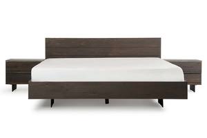 Modrest Selma Modern Dark Aged Oak Bed by VIG Furniture