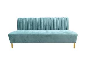 Divani Casa Mosko - Modern Light Green & Gold Fabric Sofa by VIG Furniture