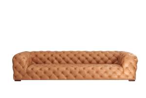 Divani Casa Dexter - Transitional Camel Tufted Sofa by VIG Furniture