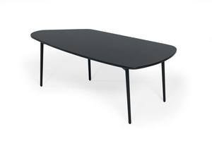Modrest Andros - Black Marble & Black Metal Coffee Table by VIG Furniture