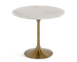 Modrest Collins - Glam White Marble & Gold Dining Table by VIG Furniture