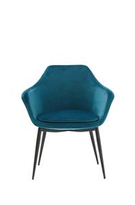 Modrest Wilson Modern Teal Velvet & Black Dining Chair by VIG Furniture