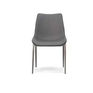 Modrest Frasier - Modern Grey Eco-Leather Dining Chair (Set of 2) by VIG Furniture