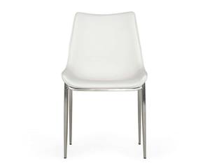 Modrest Frasier - Modern White Eco-Leather Dining Chair (Set of 2) by VIG Furniture