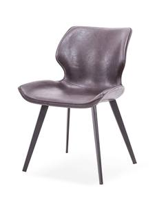 Modrest Moira - Modern Dark Brown Eco-Leather Dining Chair (Set of 2) by VIG Furniture