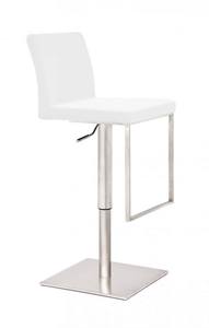 Modrest Folsum - Modern White Bar Stool by VIG Furniture