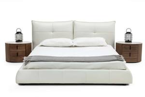Modrest Patrick - Modern White Leather Bed by VIG Furniture