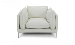 Divani Casa Harvest Modern White Full Leather Chair by VIG Furniture
