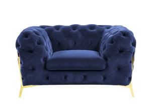 Divani Casa Quincey - Transitional Blue Velvet Chair by VIG Furniture