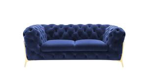 Divani Casa Quincey - Transitional Blue Velvet Loveseat by VIG Furniture