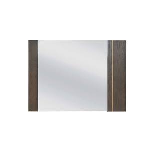 Modrest Novak Modern Dark Oak & Antique Brass Mirror by VIG Furniture