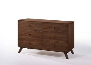 Modrest Addison Mid-Century Modern Walnut Dresser by VIG Furniture