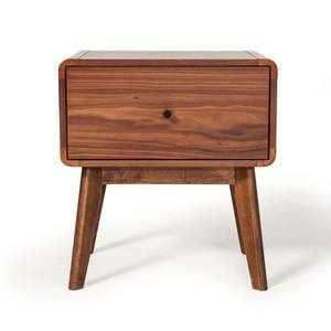 Modrest Marshall Mid-Century Modern Walnut Nightstand by VIG Furniture