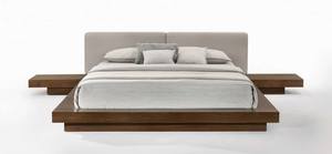 Modrest Tokyo - Contemporary Walnut & Grey Platform Bed by VIG Furniture