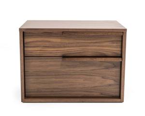 Modrest Amberlie - Modern Walnut Nightstand by VIG Furniture
