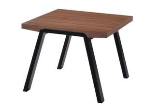 Modrest Rhett Modern Walnut & Black End Table by VIG Furniture