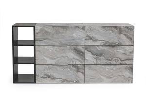 Nova Domus Maranello - Modern Grey Wash & Faux Marble Dresser by VIG Furniture