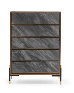 Nova Domus Metcalf - Mid-Century Walnut & Grey Chest by VIG Furniture