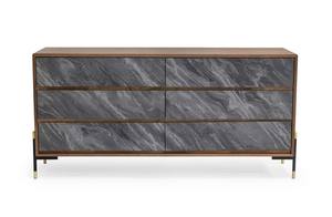 Nova Domus Metcalf - Mid-Century Walnut & Grey Dresser by VIG Furniture