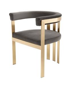 Modrest Kersey - Glam Grey Velvet Accent Chair by VIG Furniture