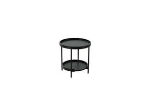 Modrest Mitchell - Black Iron Round End Table by VIG Furniture
