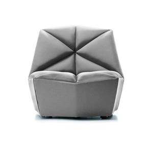 Divani Casa Tomlin - Contemporary Grey Woven Fabric Accent Chair by VIG Furniture