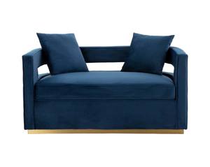 Modrest Wells - Modern Blue Velvet Loveseat by VIG Furniture