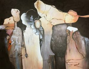 Modrest ADD3228 Abstract Oil Painting by VIG Furniture