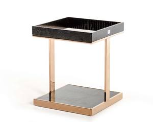 A&X Padua Modern Small Champagne & Rosegold End Table by VIG Furniture