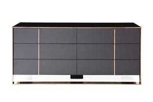 Nova Domus Cartier Modern Black & Rosegold Dresser by VIG Furniture