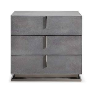 Modrest Buckley Modern Cracked Grey 2 - Drawer Nightstand by VIG Furniture