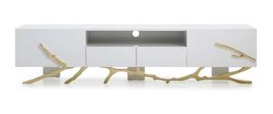 Modrest Legend - 87" - Wide Modern White Gold TV Stand by VIG Furniture
