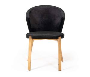 Modrest Nadia Modern Black Velvet & Rosegold Dining Chair (Set of 2) by VIG Furniture