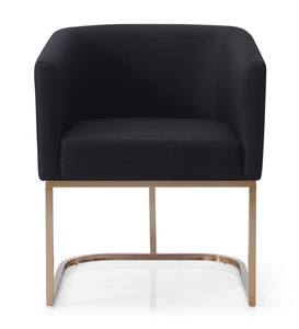Modrest Yukon - Modern Black & Antique Brass Dining Chair by VIG Furniture