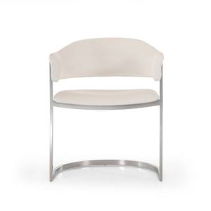Modrest Allie Contemporary White Leatherette Dining Chair by VIG Furniture