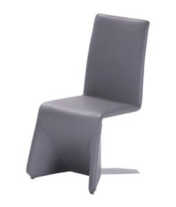 Nisse - Contemporary Grey Leatherette Dining Chair (Set of 2) by VIG Furniture