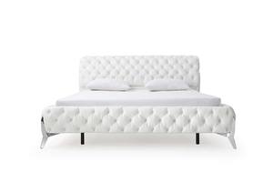 Modrest Legend Modern White Bonded Leather Bed by VIG Furniture