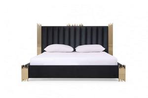 Modrest Token Modern Black & Gold Bed by VIG Furniture