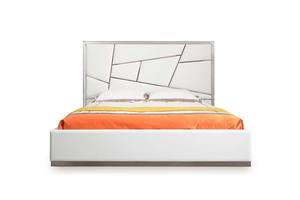 Modrest Chrysler Modern White Bonded Leather Bed by VIG Furniture