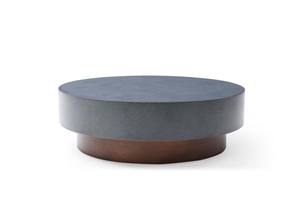 Modrest Zachary - Modern Metal & Antique Copper Coffee Table by VIG Furniture