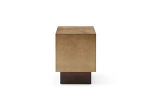 Modrest Derek - Modern Metal & Antique Copper End Table by VIG Furniture