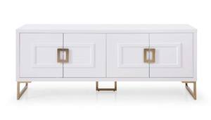 Modrest Leah - Contemporary White High Gloss & Champagne Gold Buffet by VIG Furniture