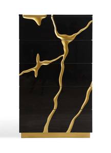 Modrest Aspen - Modern Black and Gold Chest by VIG Furniture