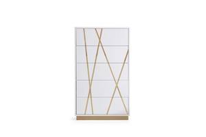 Modrest Nixa Modern White & Gold Chest by VIG Furniture