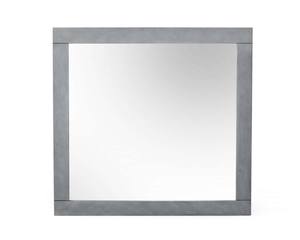 Modrest Buckley - Modern Grey Crackle Mirror by VIG Furniture