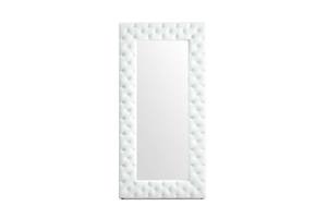 Modrest Legend - Modern White Bonded Leather Floor Mirror by VIG Furniture